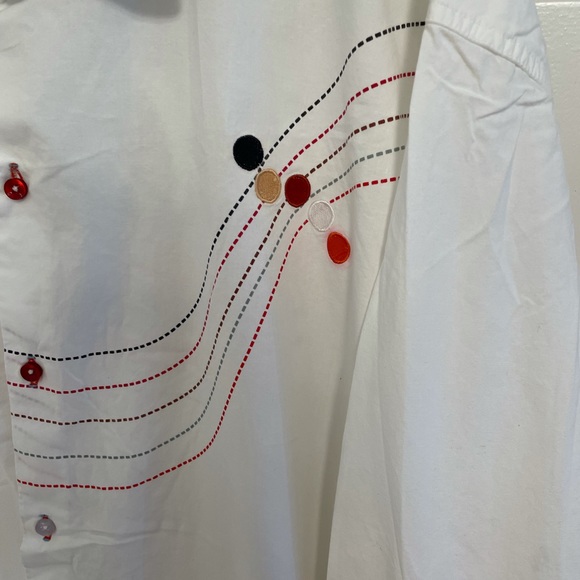 COOGI, Embroidered Button Down Shirt Sz 5XL - Picture 3 of 10